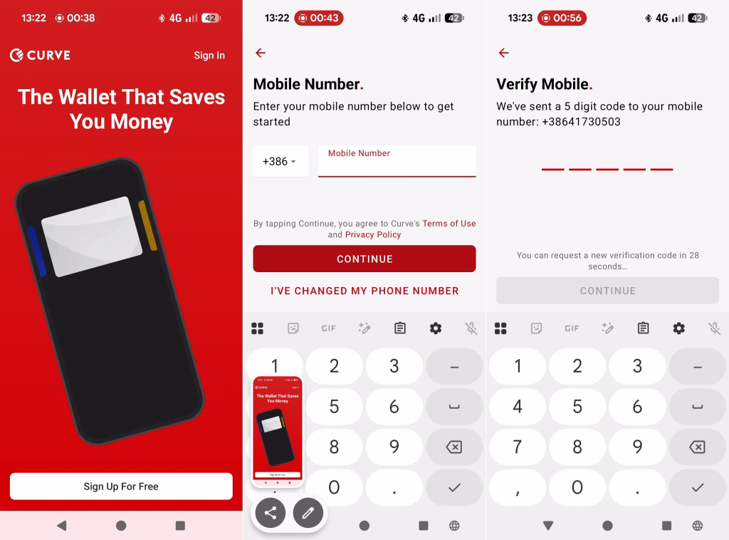 Namestitev aplikacije CurvePay