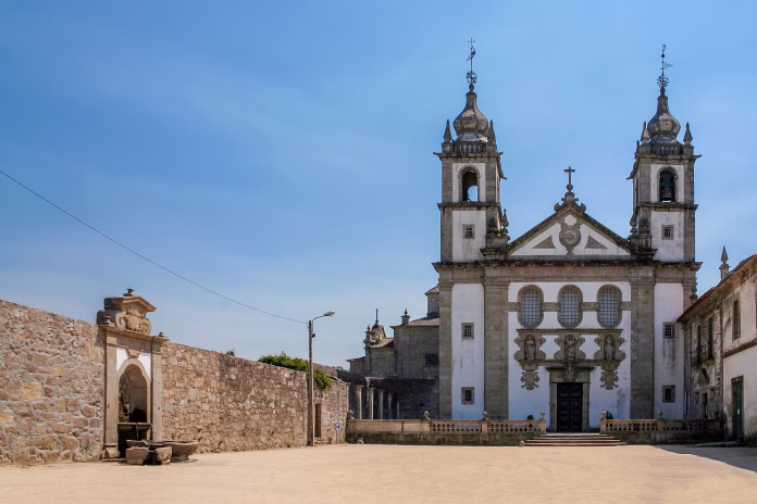 Santo Andre de Rendufe Monastery. 18th century baroque. Amares, Portugal