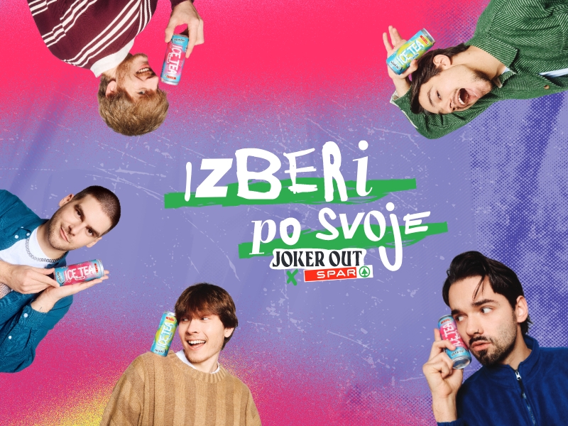 Pet članov, pet različnih okusov – vsak ima svoj najljubši izdelek Joker Out x SPAR.