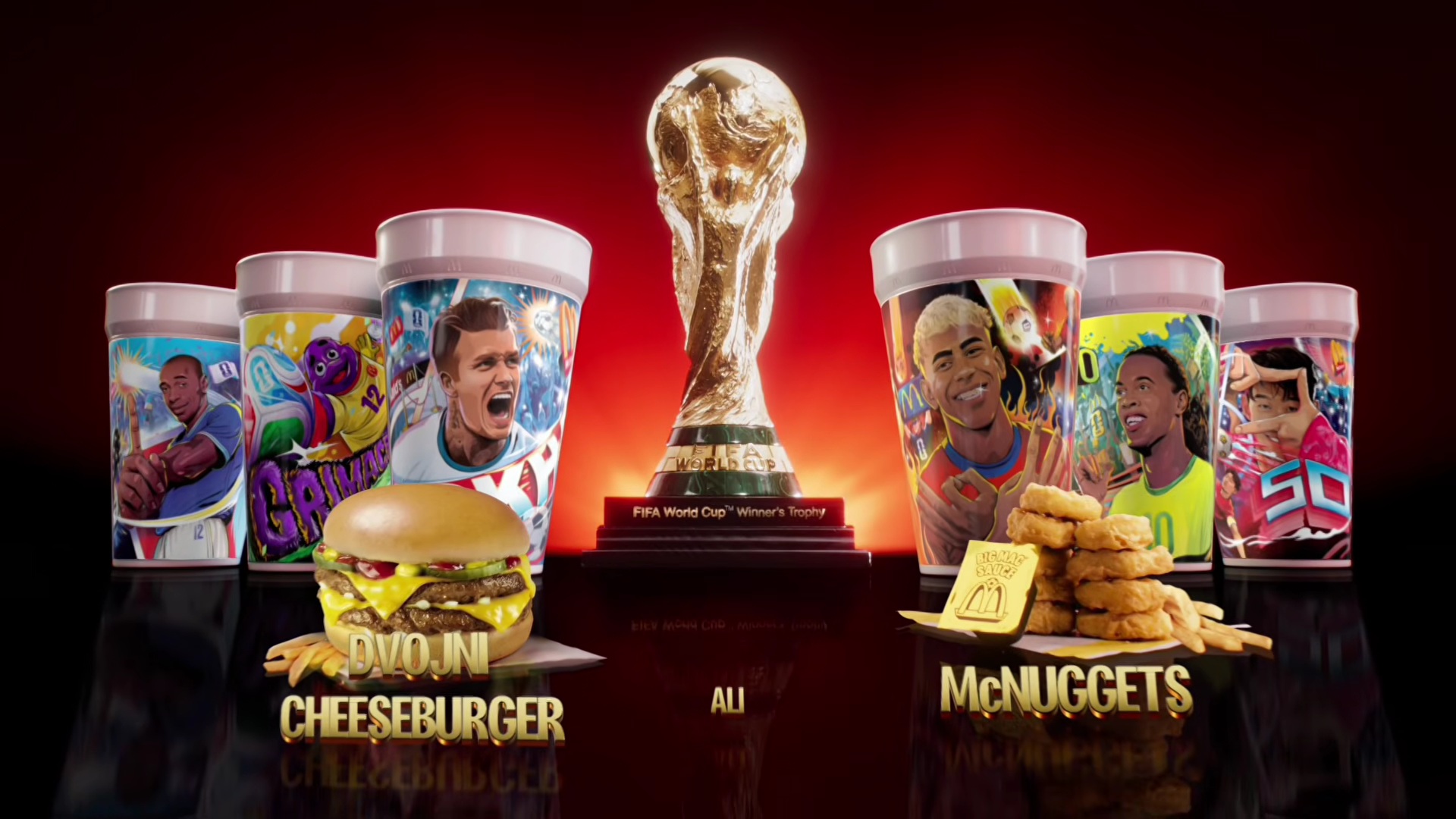 Svetovno prvenstvo v nogometu prihaja tudi v McDonald’s: zbirateljski kozarci, FIFA izzivi in več kot 100 nagrad McDonald's FIFA