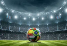 Svetovno prvenstvo 2026: grda resnica, o kateri FIFA raje ne govori An imaginary stadium is modelled and rendered