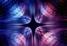 Po 100 letih razvozlali Schrödingerjevo skrivnost Quantum mechanics, particle with wave attribution, computer generated abstract background, 3D rendering