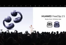 Slušalke, tablični računalnik in povsem nov vrhunski pametni telefon predstavitev novih naprav Huawei