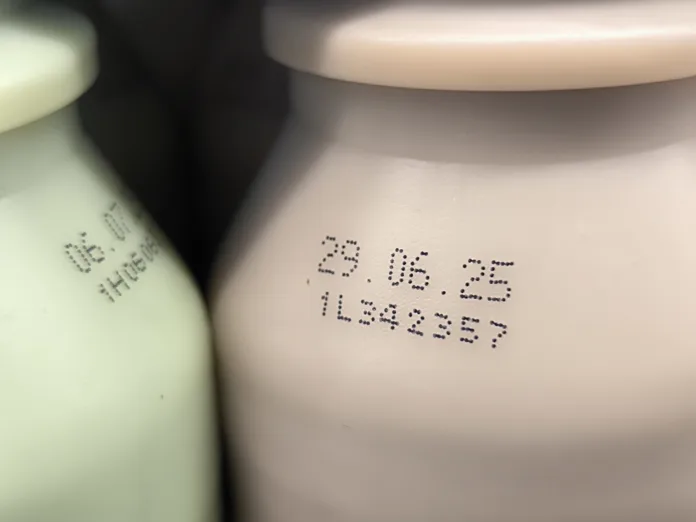 select-focus-of-the-expiration-date-stamped-on-milk-bottle-expire-date-dairy-product-stockpack-istock Select focus of the expiration date stamped on milk bottle. Expire date. Dairy product