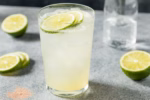 Cold Refreshing Indian Nimbu Soda with Black Salt and Lime