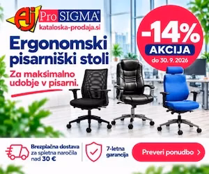 Akcija ergonomskih pisarniških stolov | Prosigma