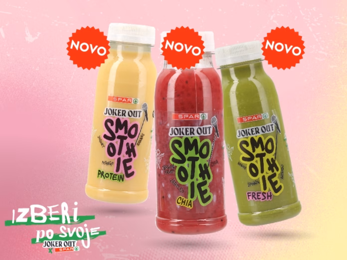 Novi smutiji v Sparu uvodna Izberi svoj okus