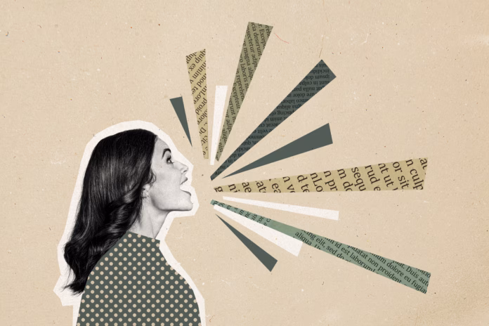 composite-photo-collage-of-excited-girl-speech-text-lines-communication-wonder-concept-phrase-isolated-on-painted-background-stockpack-istock Composite photo collage of excited girl speech text lines communication wonder concept phrase isolated on painted background.