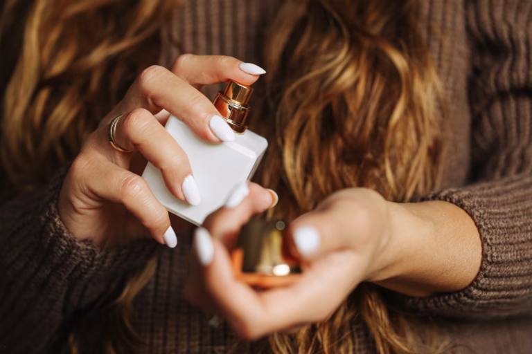 Luxury cosmetic product with aroma essence. Lifestyle and beauty routine closeup.