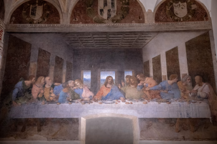 milan-italy-june-27-2018-interior-of-refectory-of-the-convent-santa-maria-delle-grazie-holy-mary-of-grace-on-wall-mural-of-the-last-supper-by-leonardo-da-vinci-stockpack-istock Milan, Italy - June 27, 2018: Interior of refectory of the convent Santa Maria delle grazie (Holy Mary of Grace), on wall mural of The Last Supper by Leonardo da Vinci