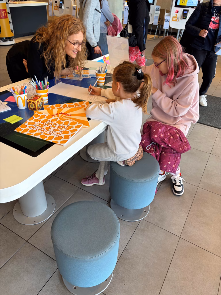Teden otroka so v McDonald'su začeli z ustvarjalnimi delavnicami